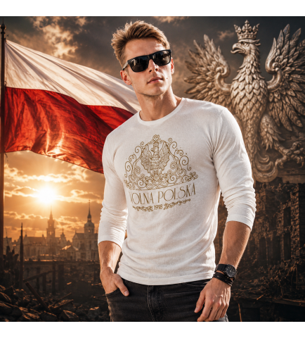 LONGSLEEVE PATRIOTYCZNY WOLNA POLSKA